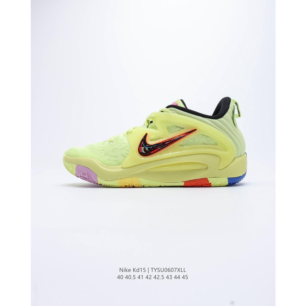 Nike Nike Zoom KD15 The new Zoom KD 15 uses a full palm + forefoot fan ...