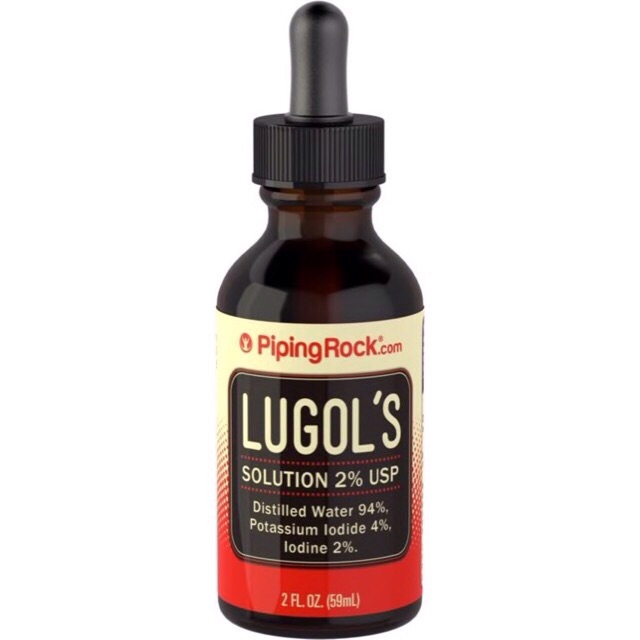 Lugols Iodine Dosage Chart