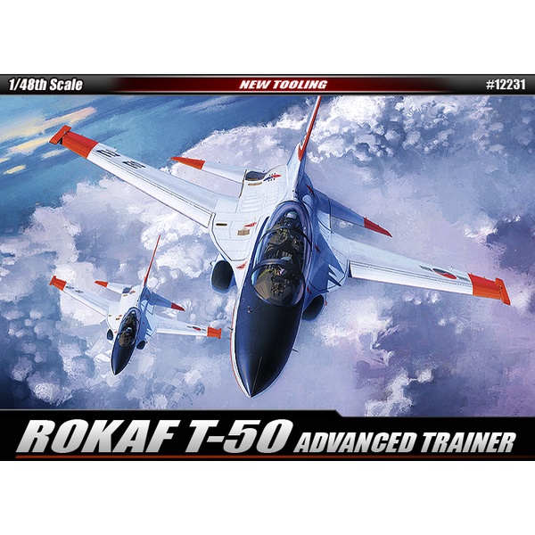 Kit Modèle Academy 1:48 ROKAF T-50 Advanced Trainer – Avion Militaire Coréen à Monter