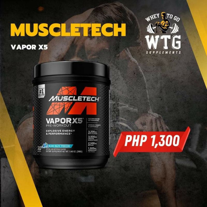 Muscletech Vapor X5 Next Gen Pre workout Shopee Philippines