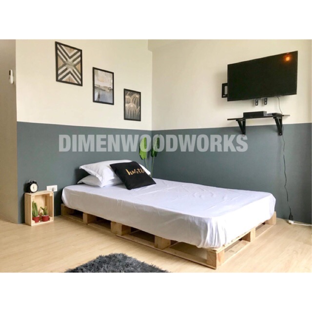 Customized Bed Pallets, King Size Bed Out Of Pallets