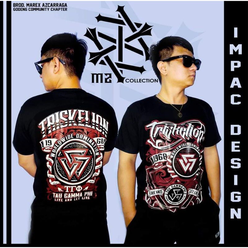 Triskelion Original Tau gamma phi  Frat Shirt #5