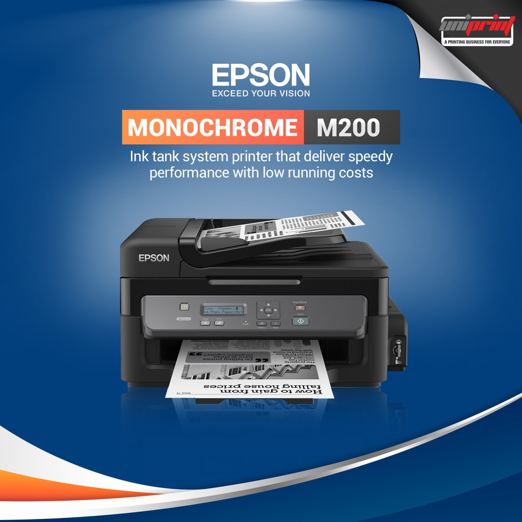 Epson Ink Tank Printer M200 Shopee Philippines