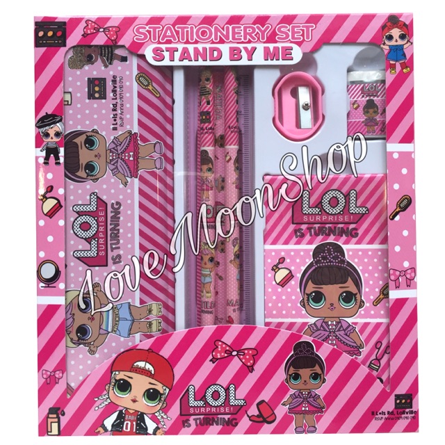 lol doll stationery set