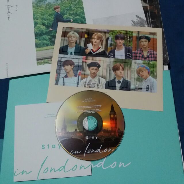 Stray Kids The First Photobook Stay in London DVD + Sticker + Folded Poster  | Shopee Philippines