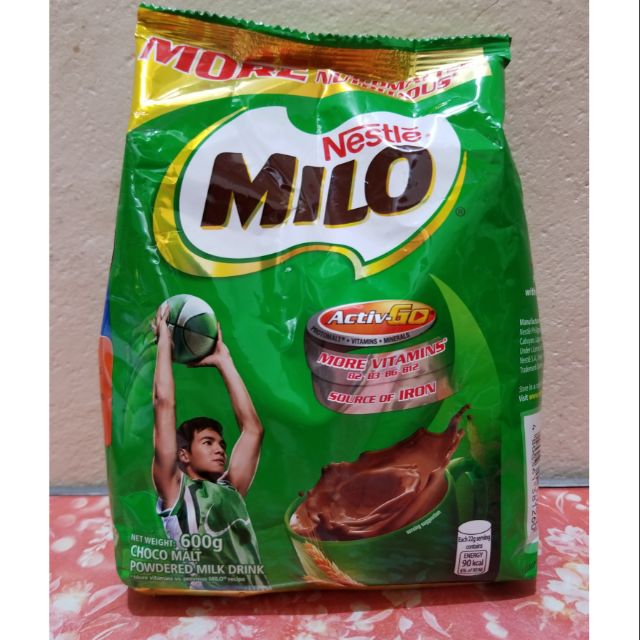 Milo Choco Powdered Drink 600g Shopee Philippines