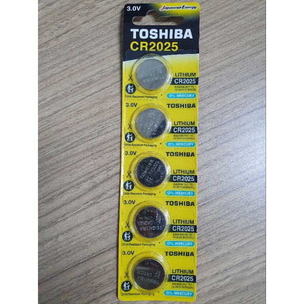 TOSHIBA CR2025 LITHIUM BATTERY Shopee Philippines