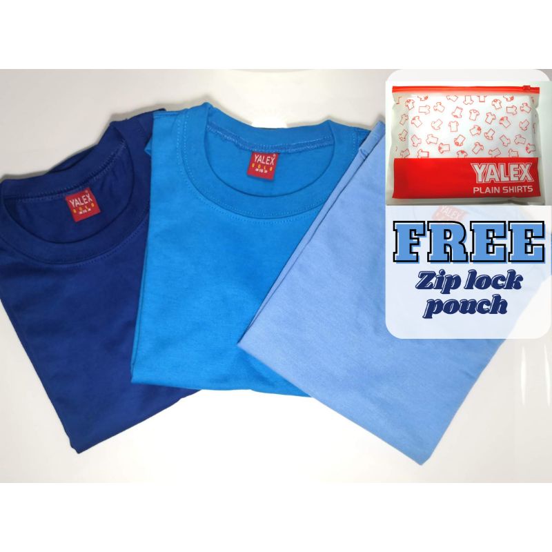 YALEX for KIDS Plain Tshirt - Light Blue, Aqua Blue, Royal Blue | Round ...