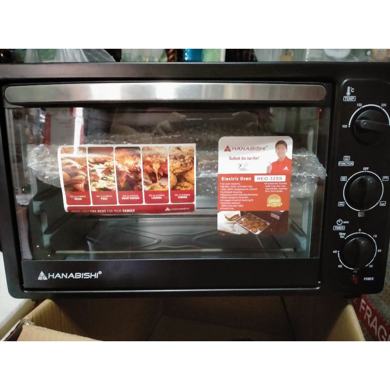 Electric Oven 32 liters hanabishi HEO32L Shopee Philippines