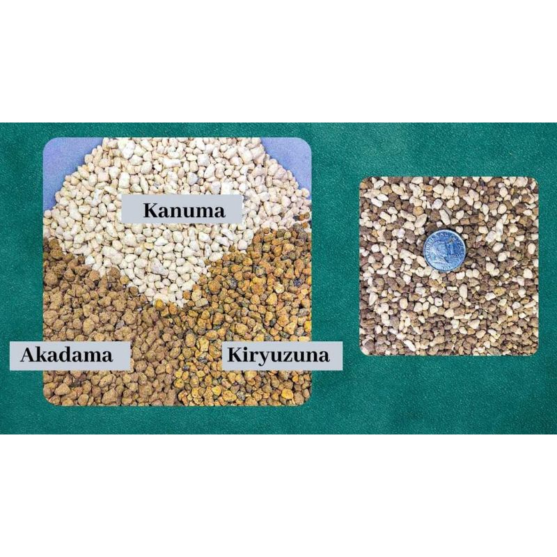 Soil Mix (Akadama,kanuma,Kiryuzuna)13mm and 36mm 10kilos in 1 sack