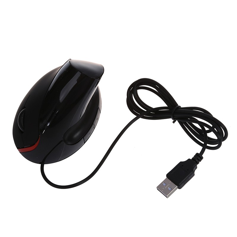 USB Mouse Vertical Ergonomic Vertical Mouse 1000 DPI LED for PC