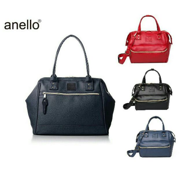 Anello Pure Color Anello 3 Way 100 Leather small Size Bag Shopee