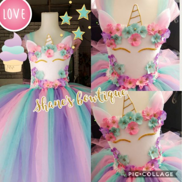 unicorn dress gown