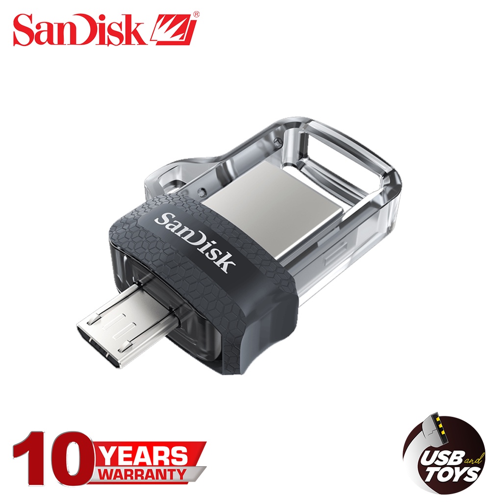 SanDisk Sddd3 64gb OTG Dual Drive (Sddd3-064g-G46) Black | Shopee ...