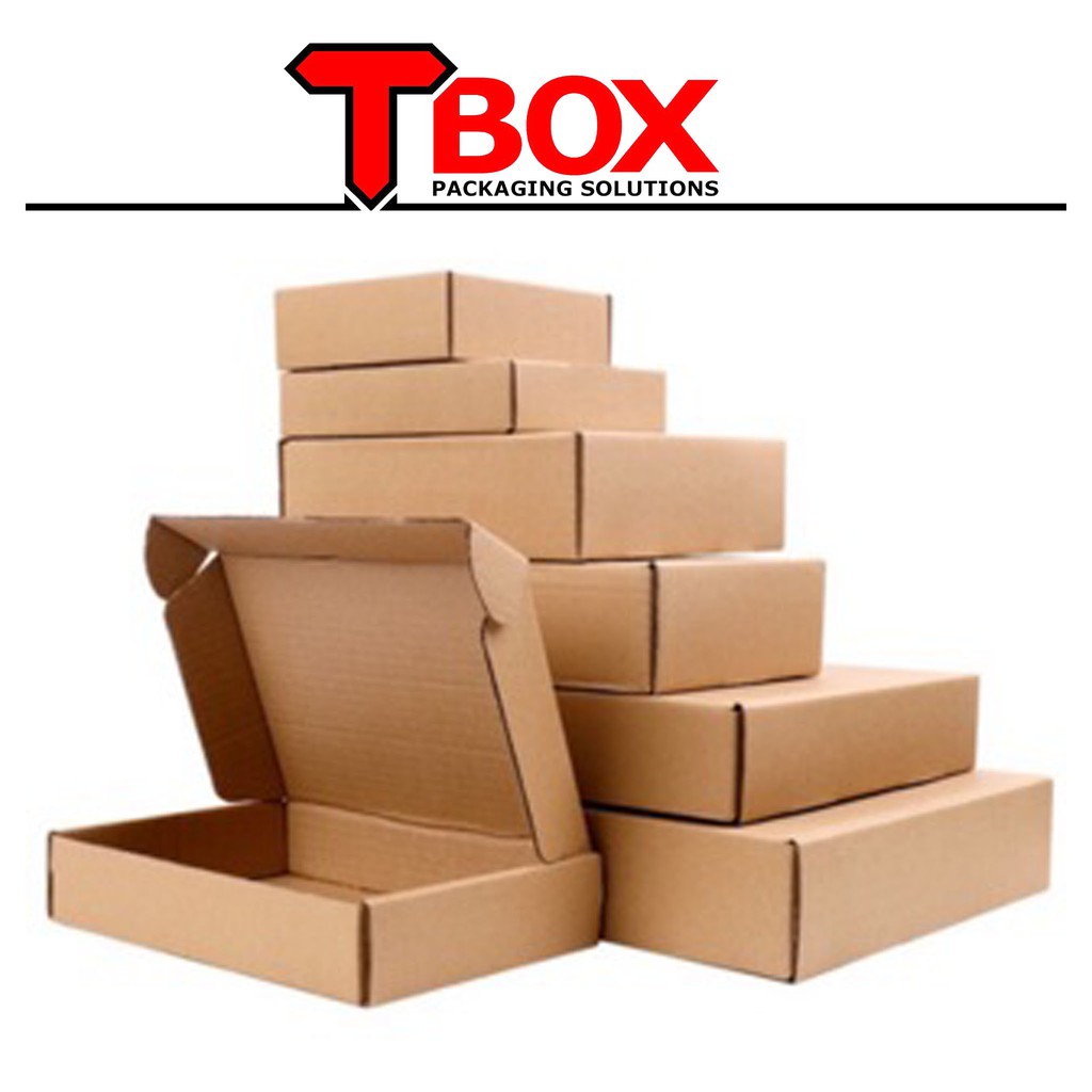 ON HAND Carton box corrugated packaging Kraft Lowest price/ Brown Kraft