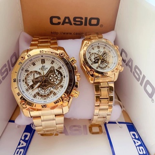 Casio Edifice luxury watch For Men's and Women's Accessories 100% water proof non-tarnish IPG strap