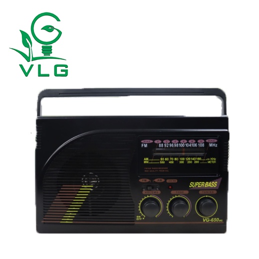 VLG Vg-650 Radio Ordinary AM/FM AC DC | Shopee Philippines