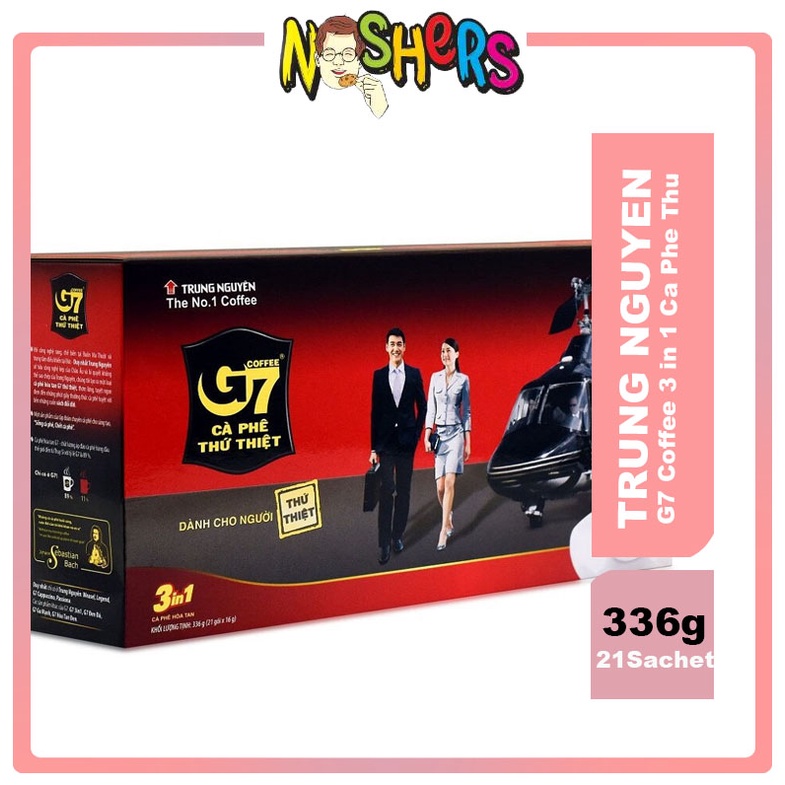 Noshers Trung Nguyen G7 Instant Coffee 3 in 1 Ca Phe Thu Thiet ...