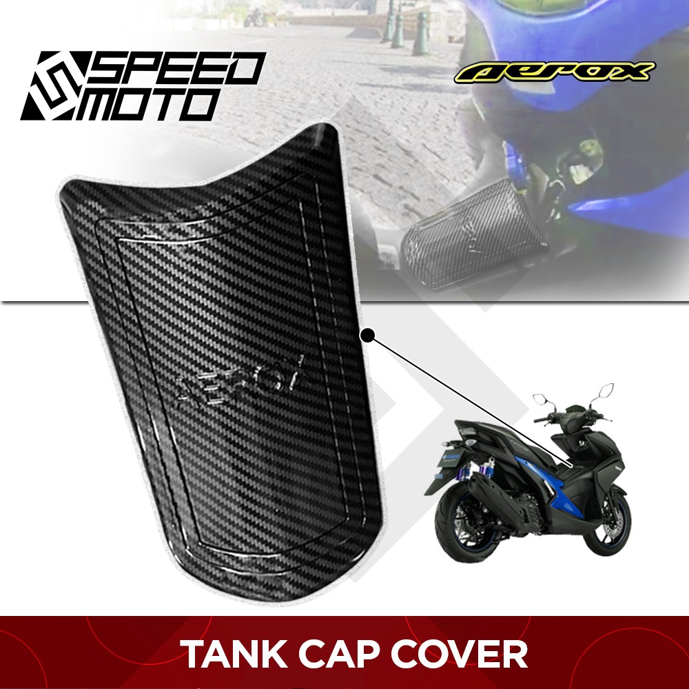 AEROX TANK FUEL GAS COVER CARBON FOR AEROX SPEEDMOTO MADE IN THAILAND