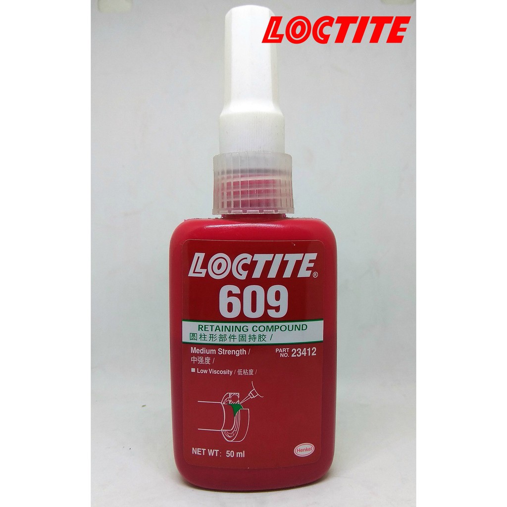 Loctite 609 Retaining compound medium strength 50ml Shopee Philippines