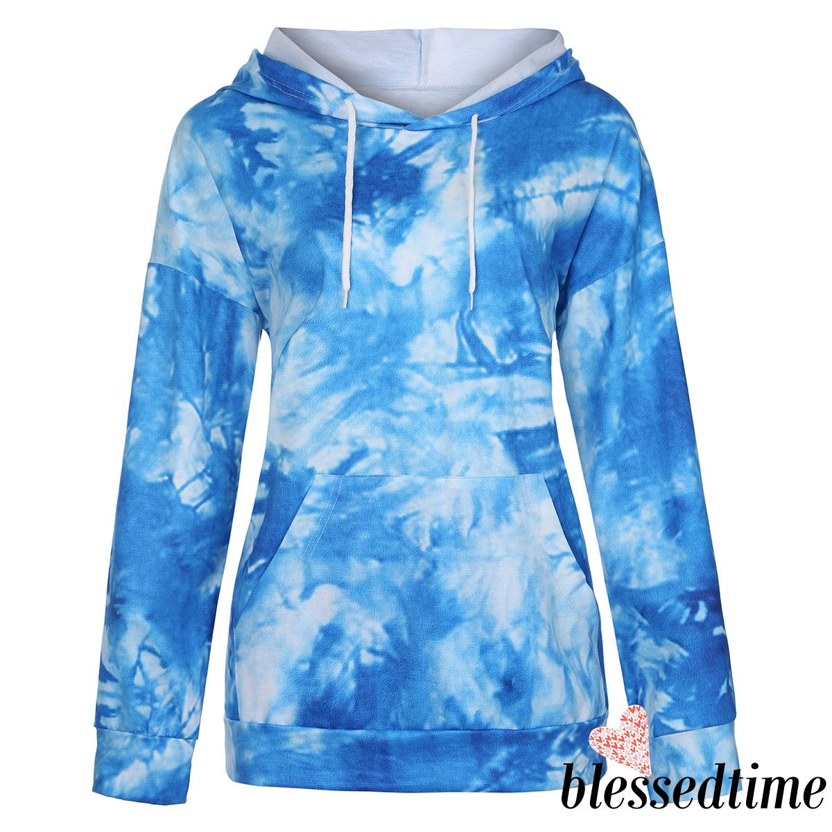 tie dye print hoodie