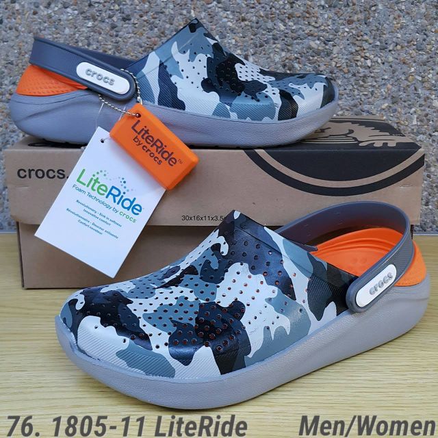 crocs literide clog camouflage