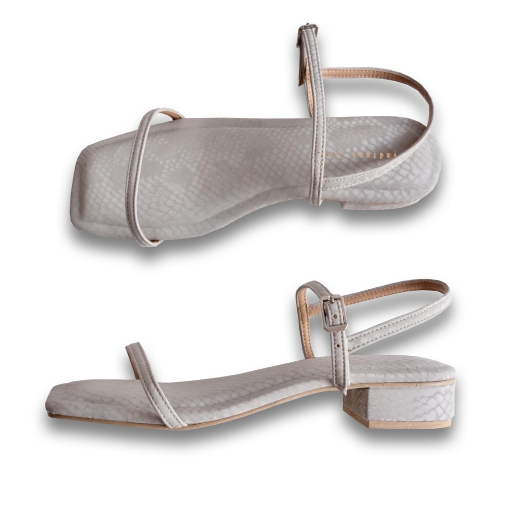 light grey block heels