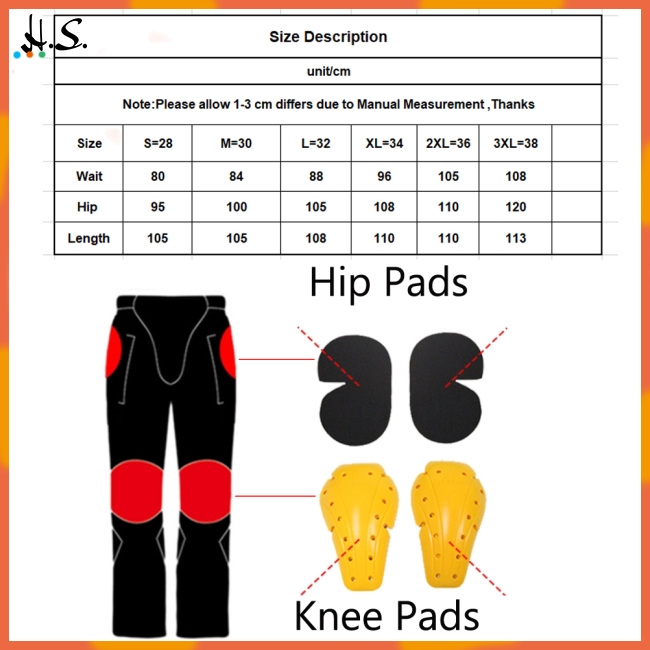 dirt bike pants with knee pads