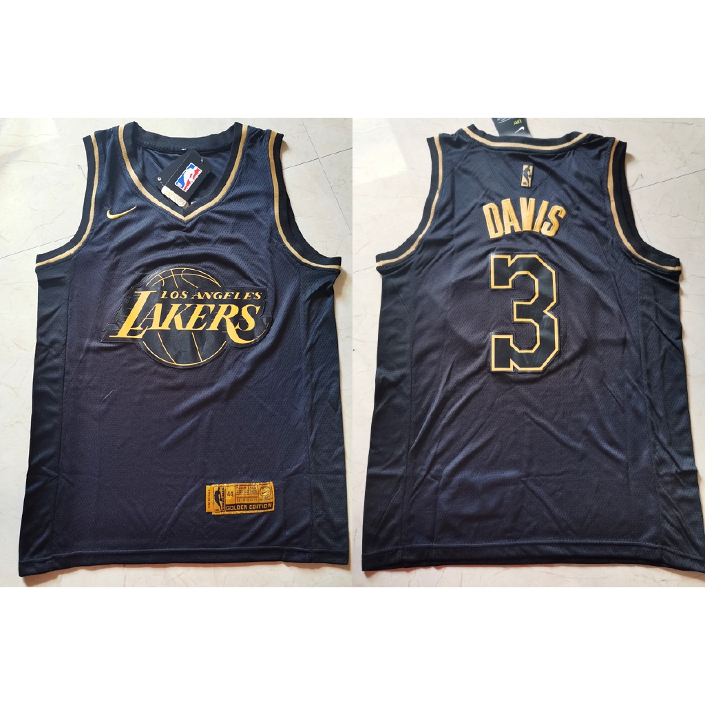 anthony davis black lakers jersey