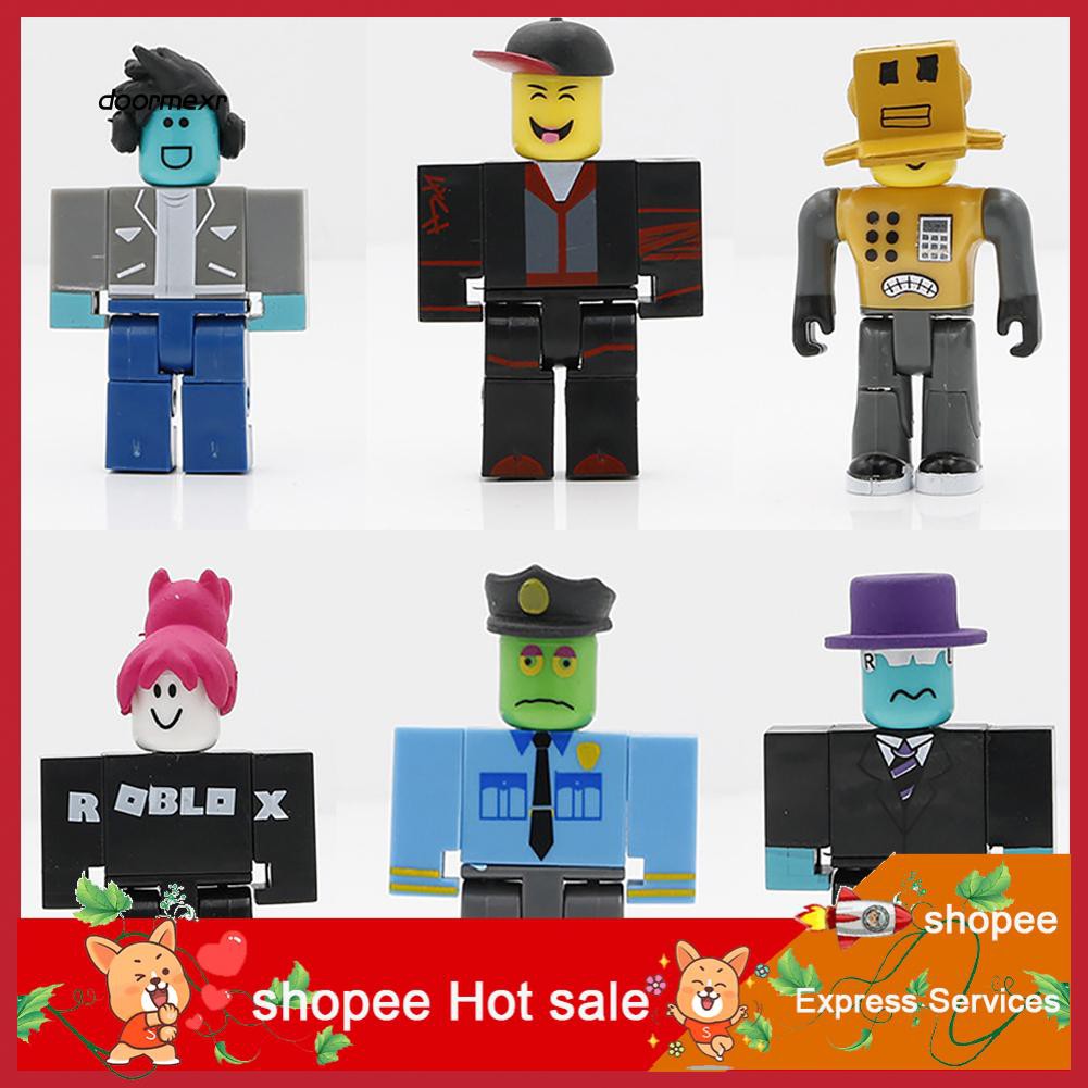 24pcs Roblox Legends Champions Classic Noob Captain Doll Action Figure Toy Gift Shopee Philippines - roblox noob character toy