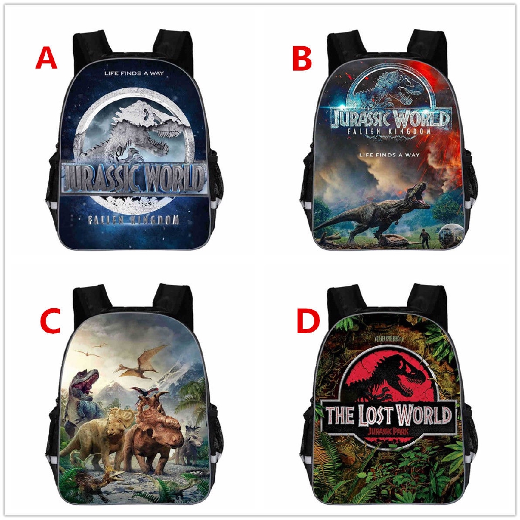 New Jurassic World School Backpack Girls Boys Bag Men Women Dinosaur Student Laptop Shopee Philippines - jurassic world backpack roblox