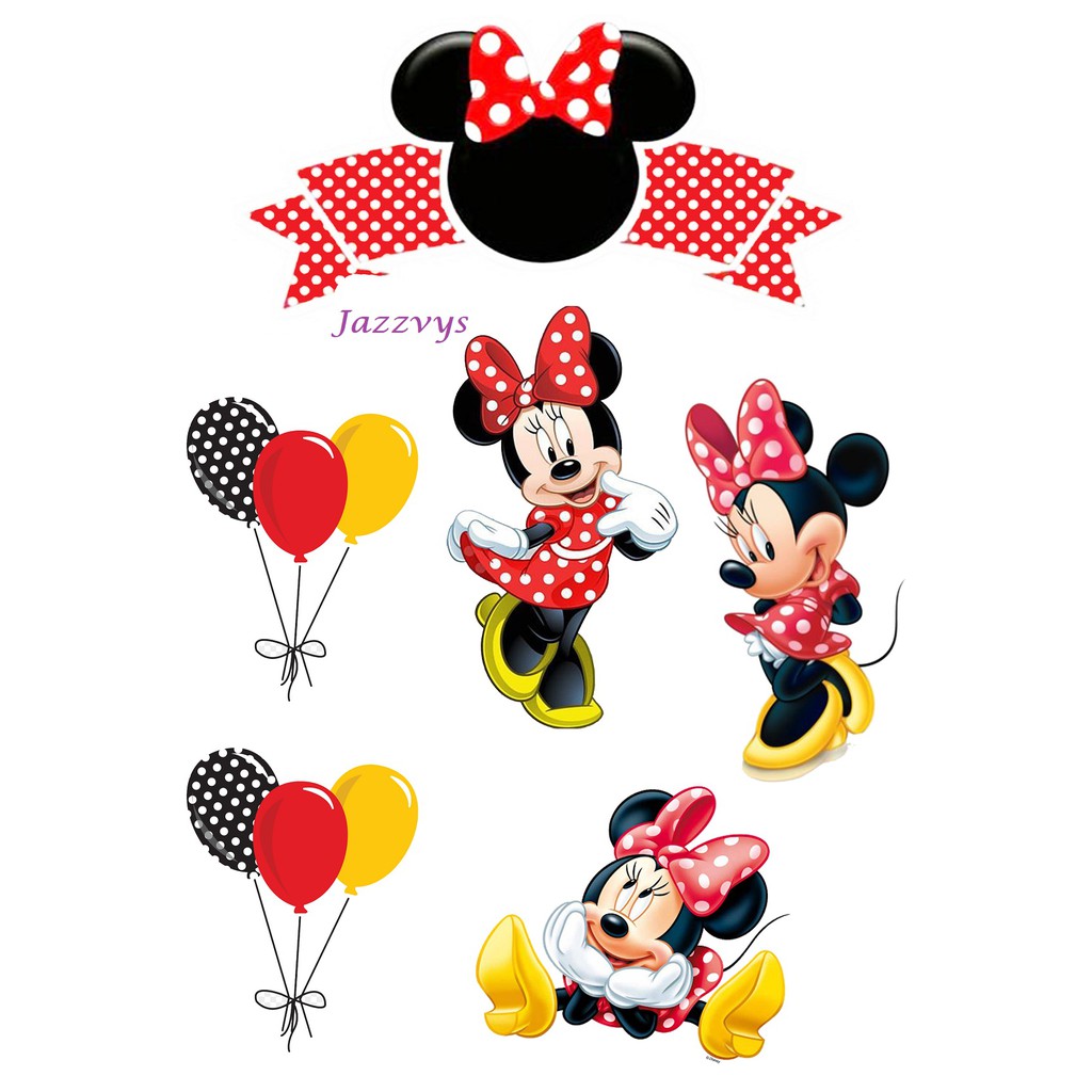 Minnie Mouse Cake Topper Party Supplies Paper & Party Supplies