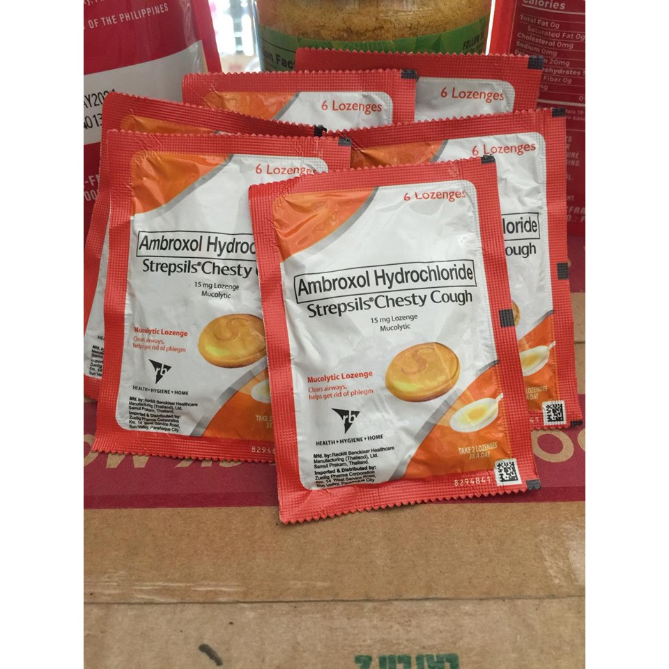 Strepsils Chesty Cough 6 Lozenges Shopee Philippines