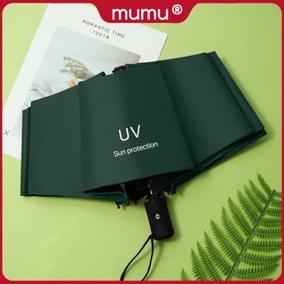 Mumu #UM01 UV Sunscreen Eight Bone Umbrella Protection Sunshade Three Folding