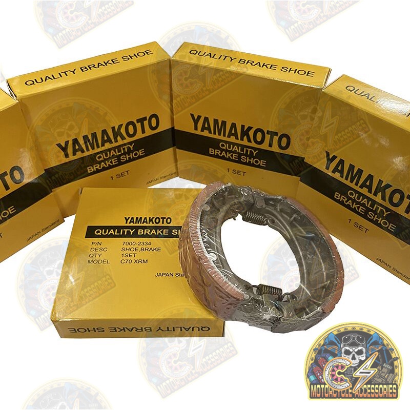 CS Motorcycle Brake Shoe Xrm110 / Xrm125 / Wave100 / Wave110 / Wave125