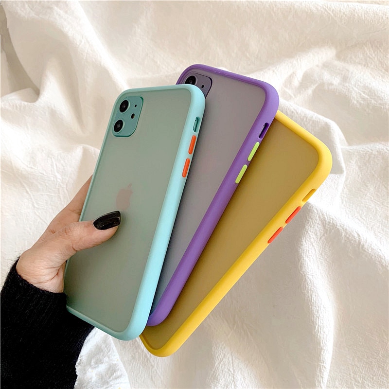 Mint Hybrid Simple Matte Bumper Iphone Case For Iphone 11 Pro Max Xr Xs Max 8 7p Tpu Silicone Case Shopee Philippines