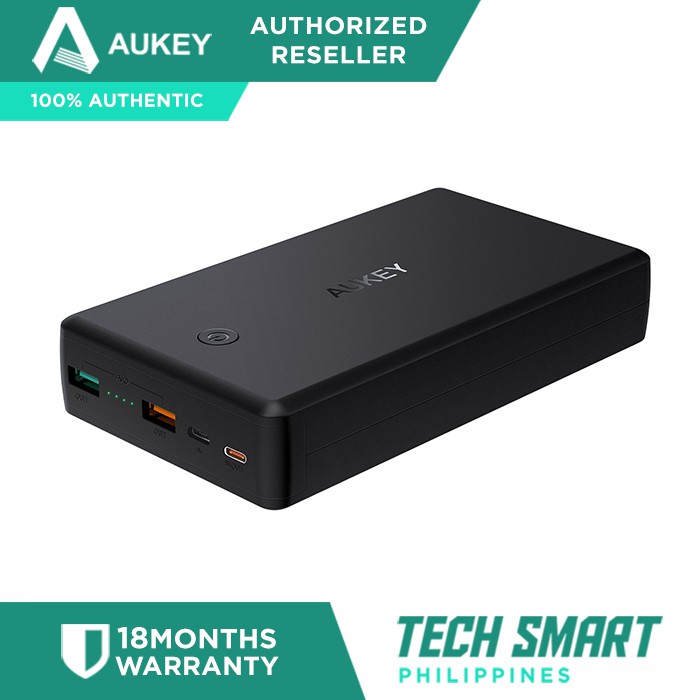 Romance cuscús Dedos de los pies AUKEY 30000mAh USB C Power Bank Power Delivery PD for Nintendo Switch PB Y7  | Shopee Philippines
