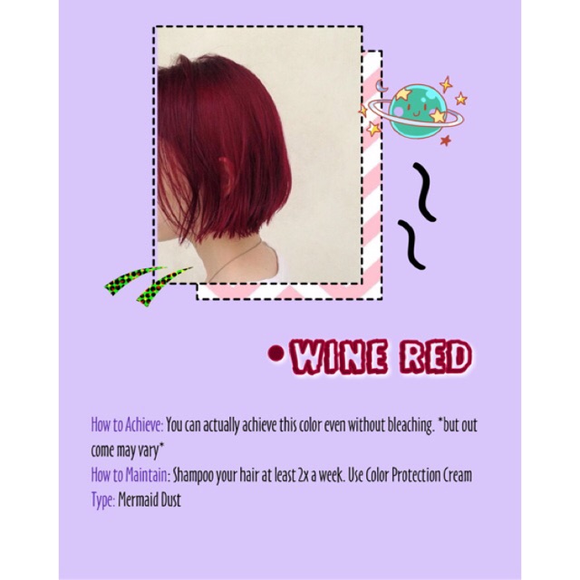 Wine Red Hair Dye Shopee Philippines