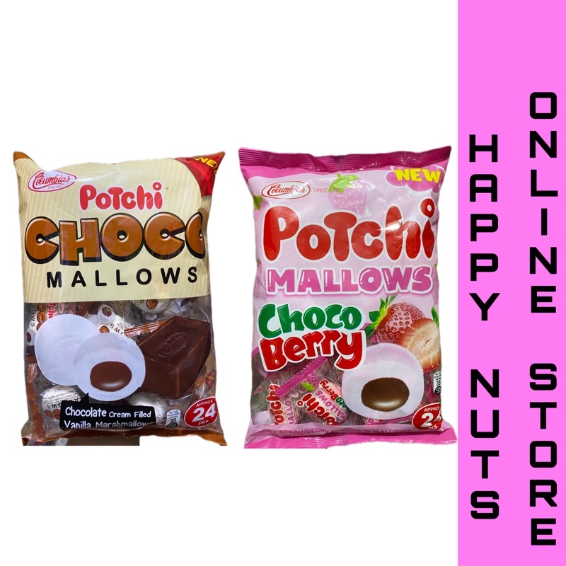 Columbia's Potchi Mallows Soft marshmallows Chocolate Choco Berry 24pcs ...