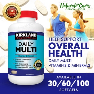 [USA Fresh Arrival With Freebie] Kirkland Daily Multi Vitamins Minerals A B12 C D3 E Zinc Potassium
