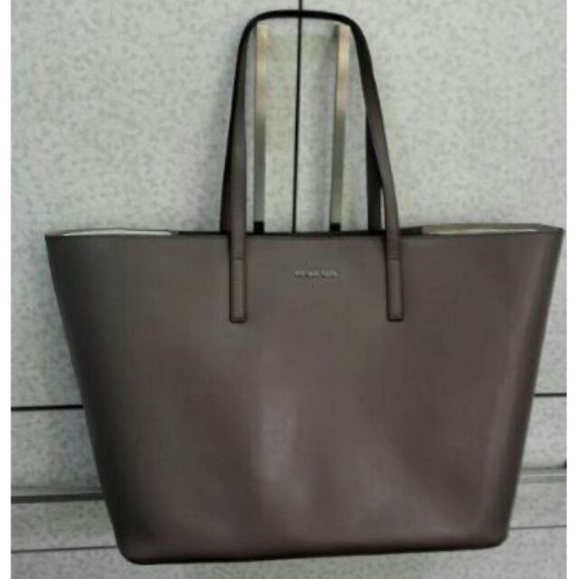 Michael Kors MK Emry XL Leather Tote Cinder Taupe Authentic | Shopee  Philippines