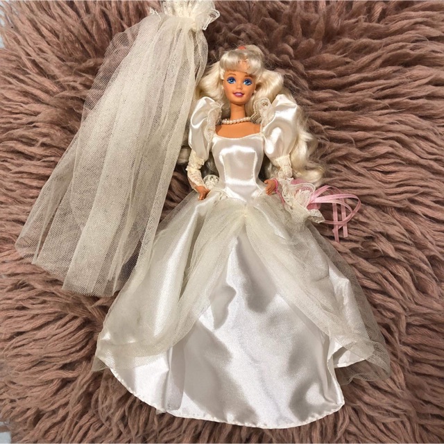 vintage wedding barbie