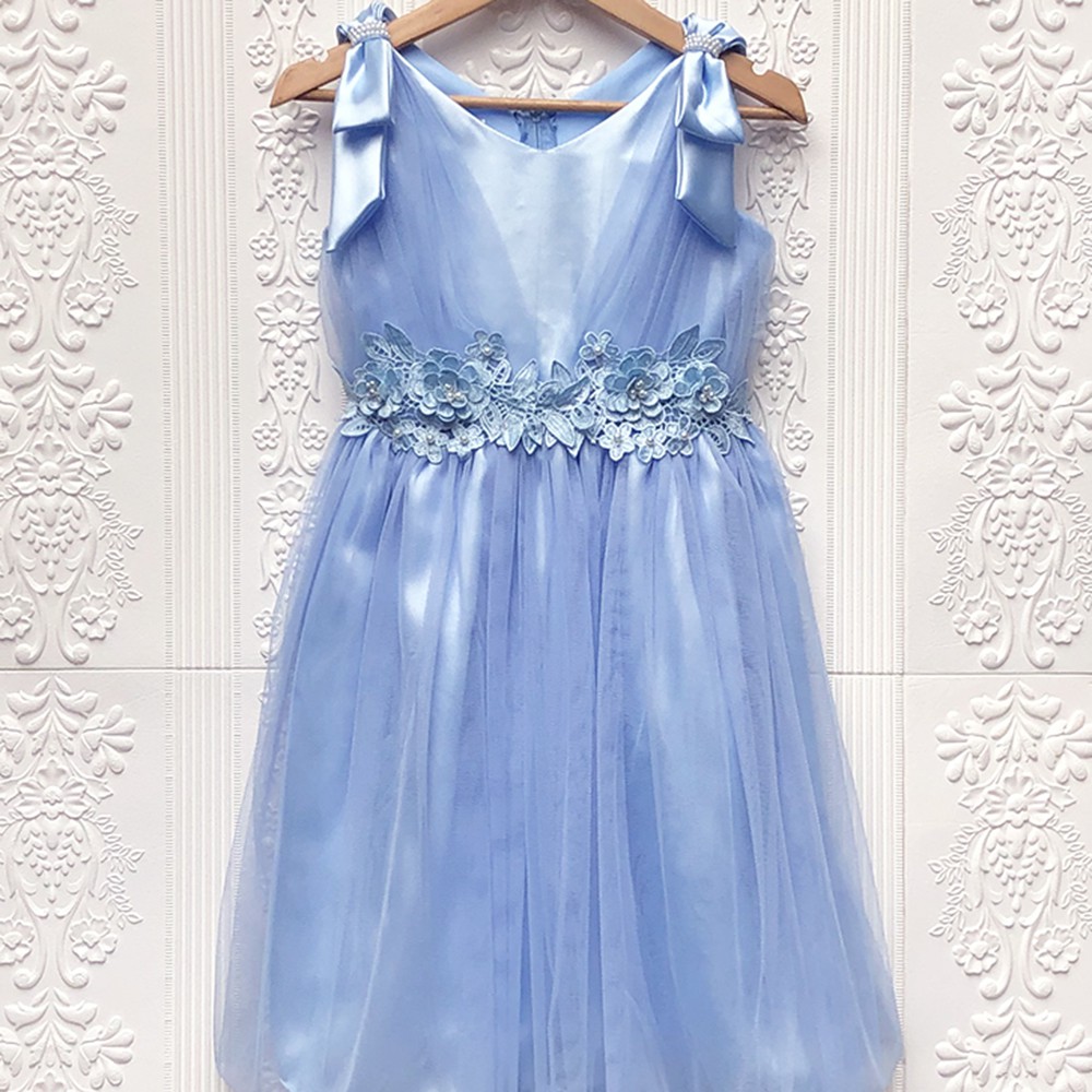 powder blue dress for kids