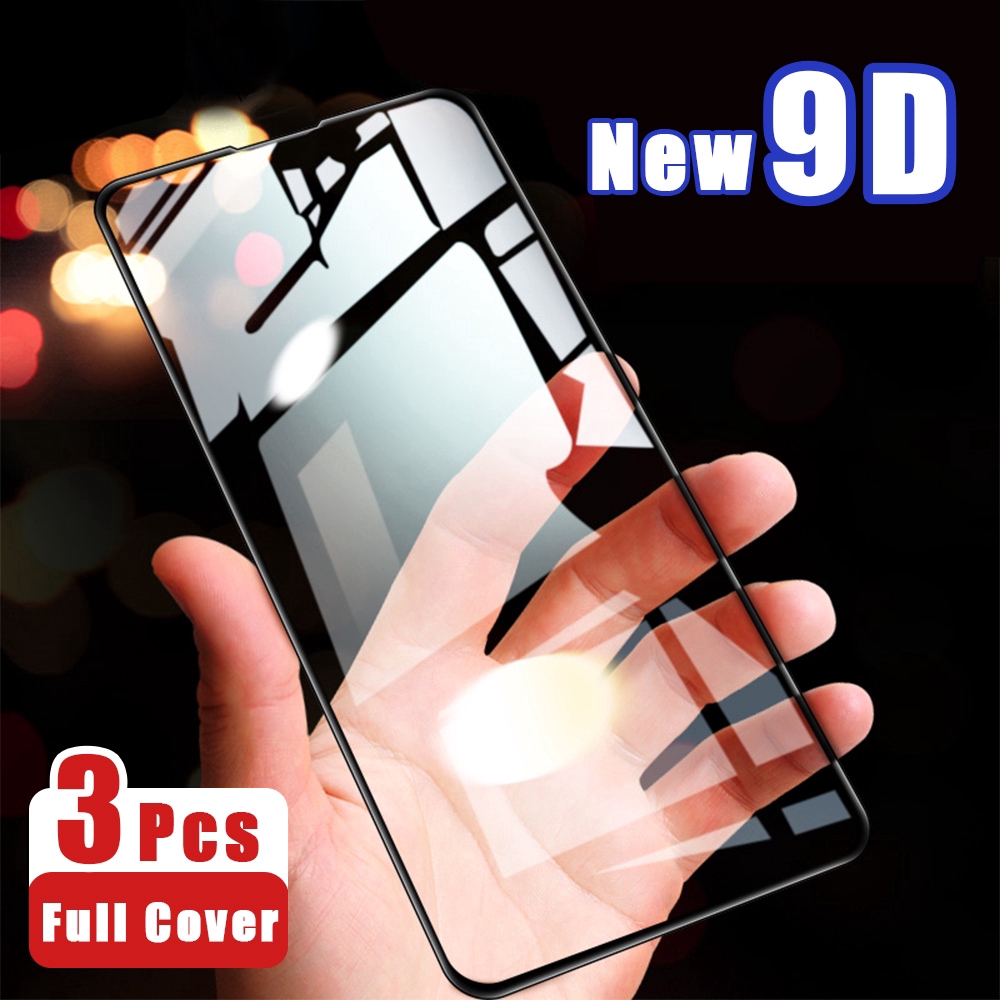 3Pcs 9D Screen Protector for OPPO A73 A93 A9 2020 A12 A12E A3S A5S A7 ...