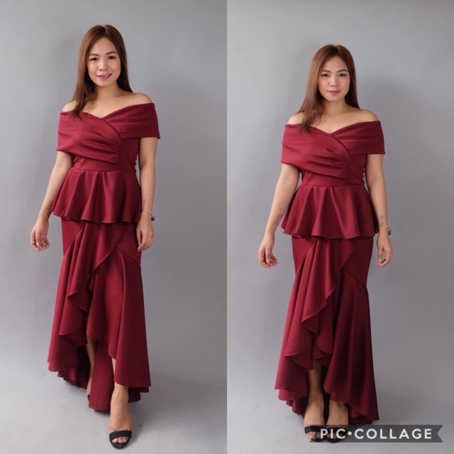shopee long gown