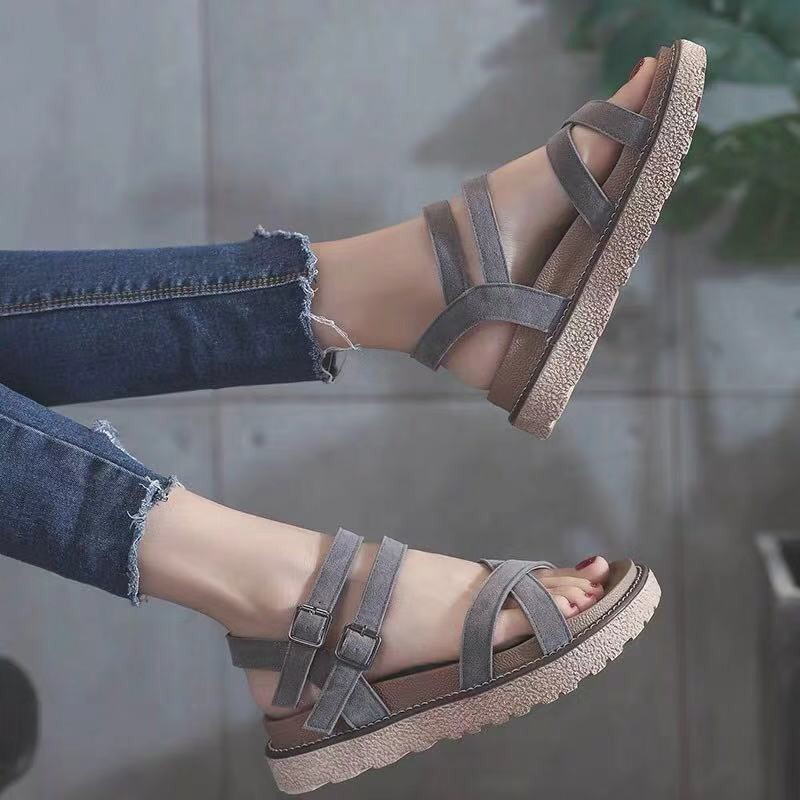 platform muffin sandals