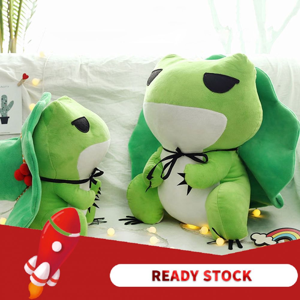 travel frog plush