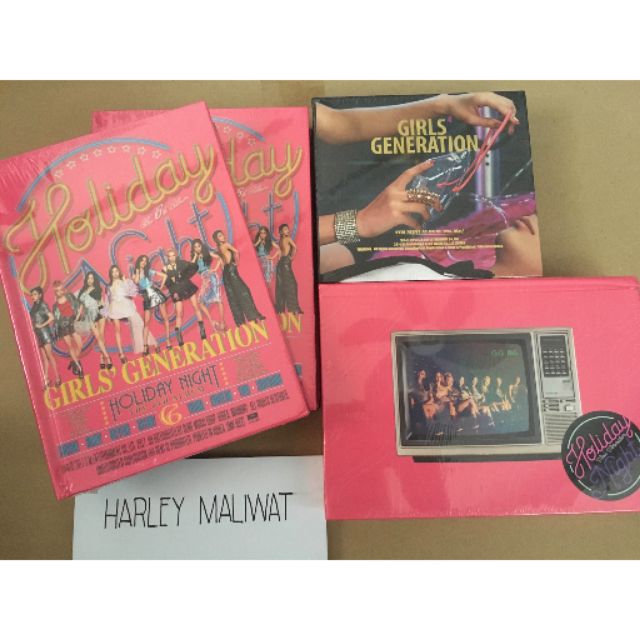 Snsd Girls Generation Holiday Night Mr Mr Albums Shopee Philippines