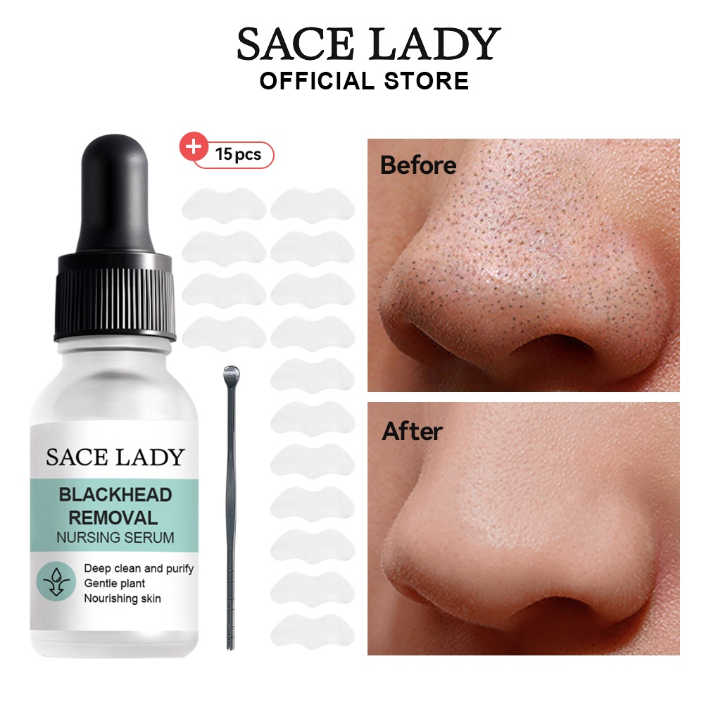 SACE LADY Blackhead Remover Serum Deep Cleansing Nose Pore Cleaner