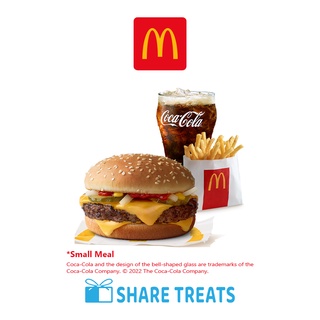 McDonald's Quarter Pounder with Cheese Small Meal (SMS eVoucher)